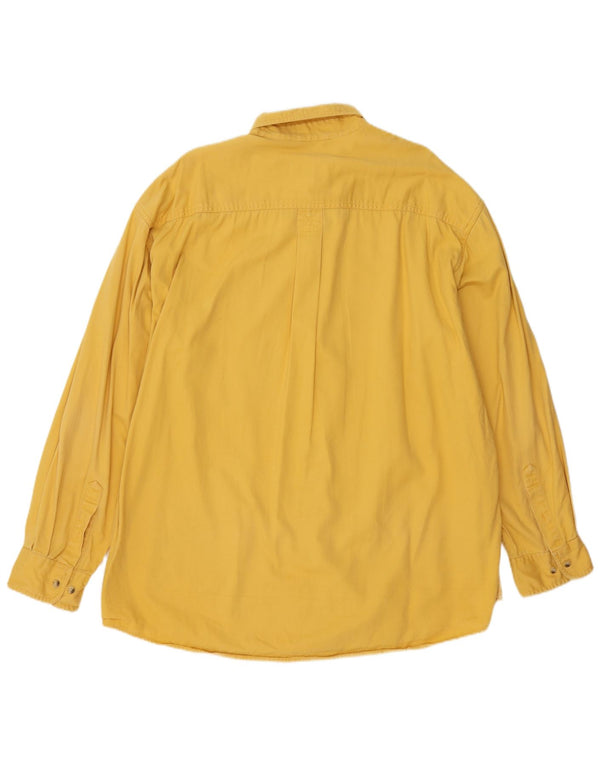 Ανδρικό πουκάμισο Timberland Rugged Fit XL κίτρινο βαμβακερό