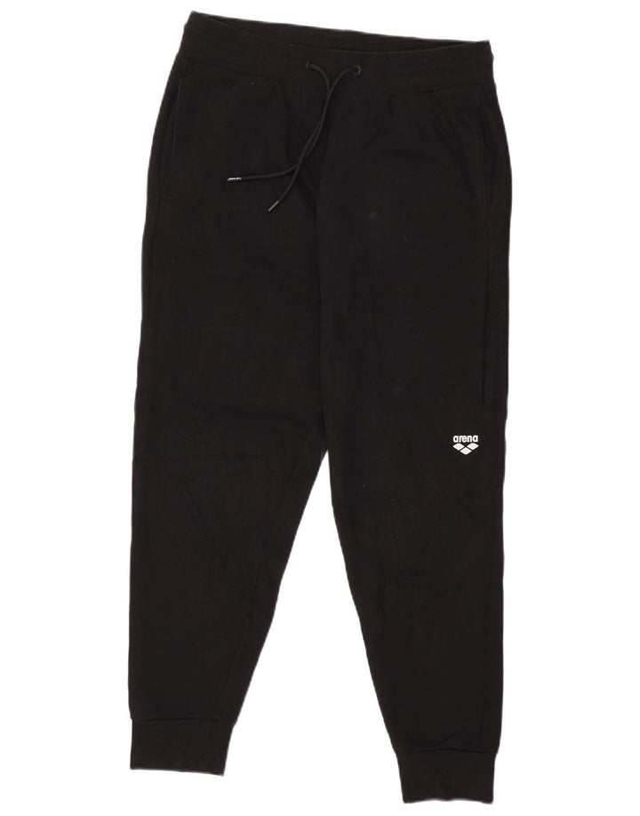 Ανδρική φόρμα Arena Παντελόνι Joggers Μεσαίο μαύρο βαμβακερό