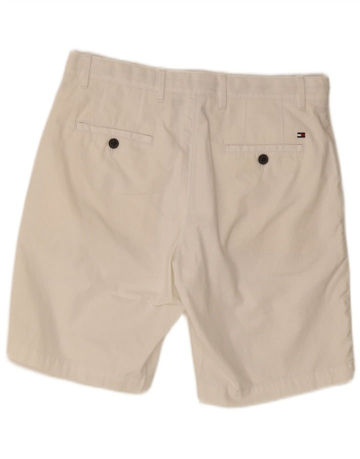TOMMY HILFIGER Ανδρικό σορτς Chino W31 Μεσαίο λευκό βαμβακερό