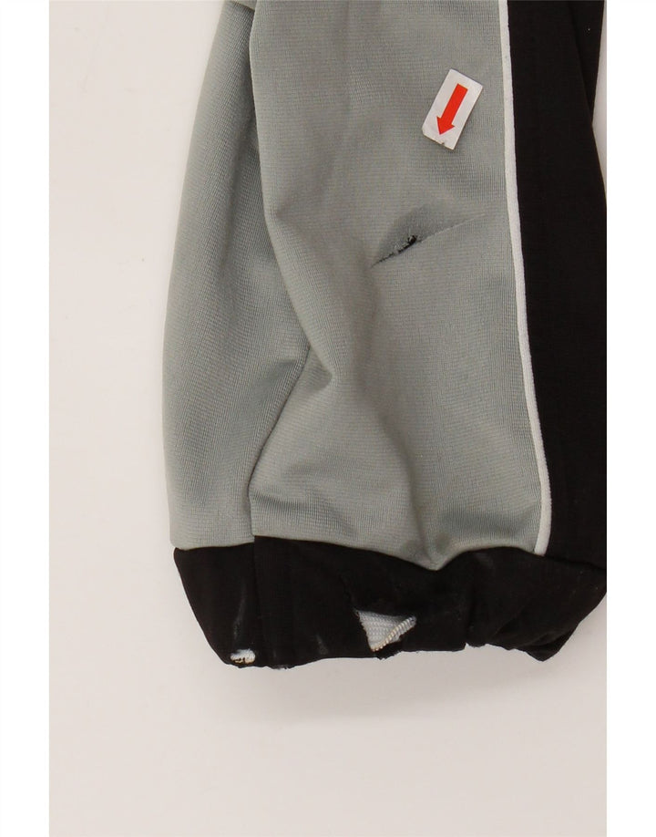 Ανδρικό πουλόβερ με κουκούλα με φερμουάρ ASICS XL γκρι Colourblock