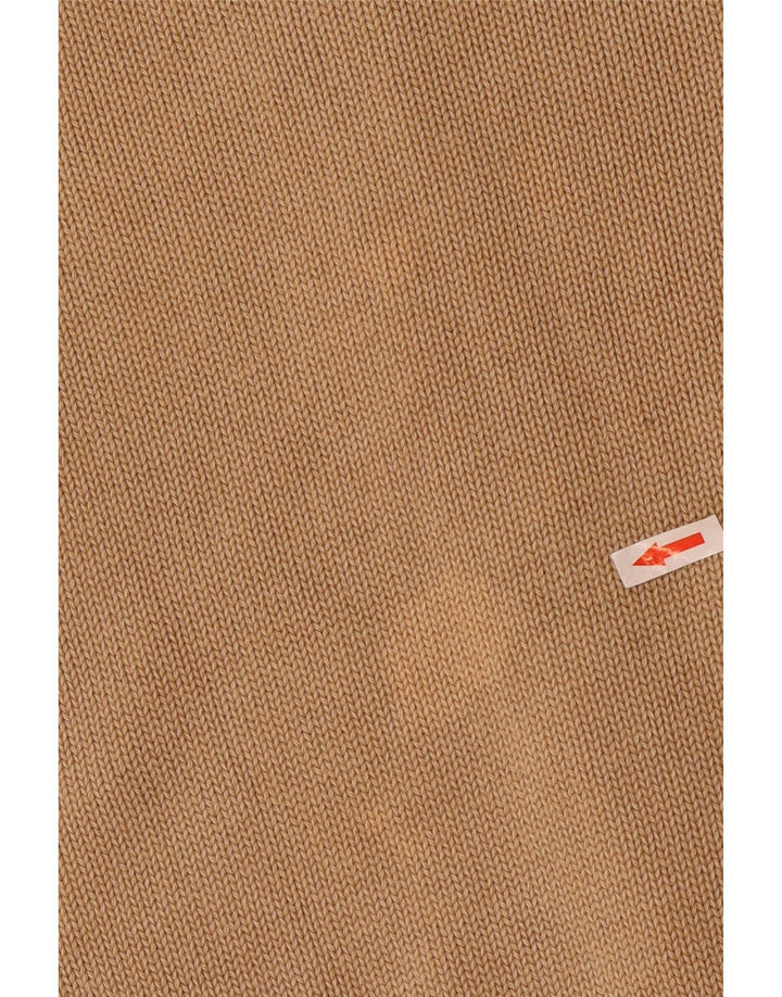 Ανδρικό πουλόβερ Massimo Dutti Ζακέτα XL Μπεζ βαμβακερό