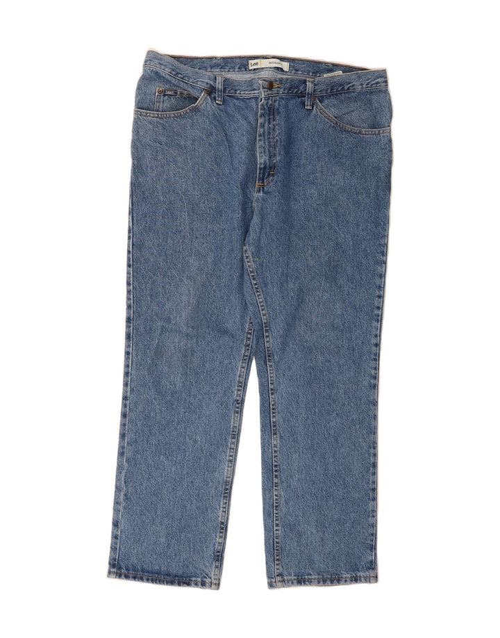 LEE Mens Regular Fit Straight Jeans W40 L30 Blue Cotton Vintage Lee and Second-Hand Lee from Messina Hembry 