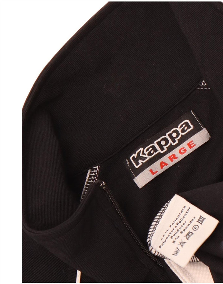 Ανδρική φόρμα Kappa Top Jacket Large Black Colourblock Polyester