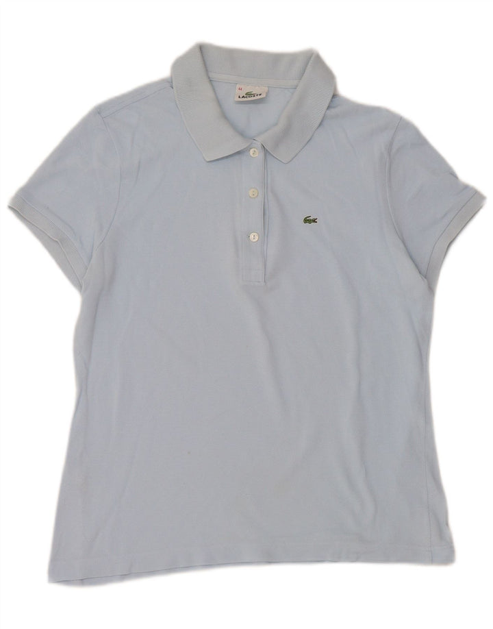 Lacoste Γυναικείο Πόλο Μπλουζάκι Νούμερο 44 Μεγάλο Μπλε Βαμβακερό