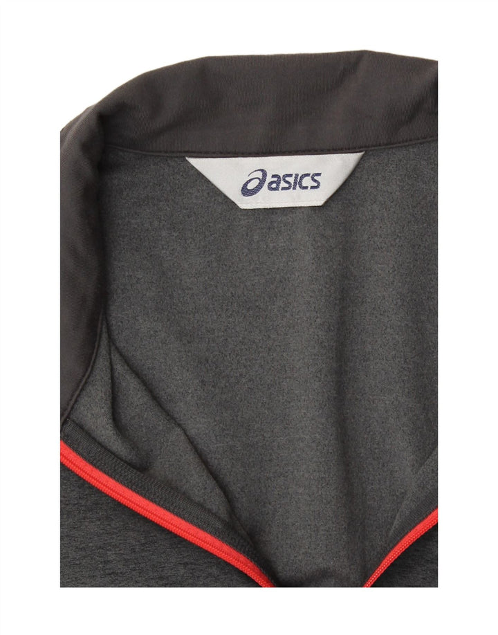 Γυναικεία αθλητική φόρμα Asics Top Jacket UK 10 Small Grey Flecked