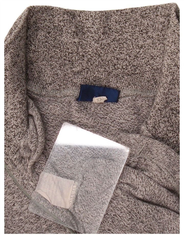 ASICS Ανδρικό φερμουάρ Γραφικό τοπ Μακρύ μανίκι 2XL Γκρι