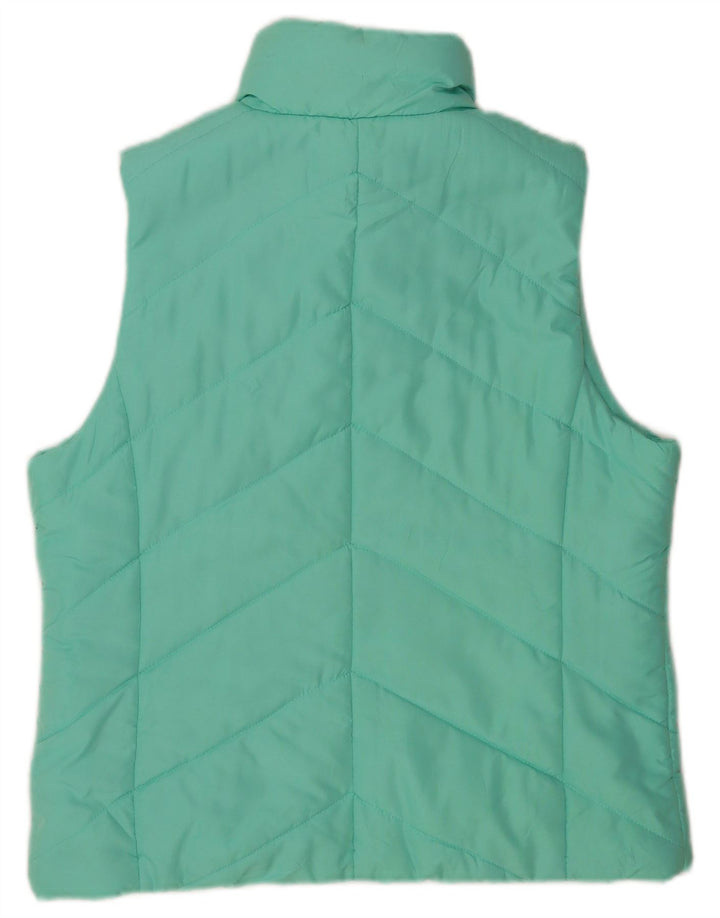 M&Co Γυναικείο padded Gilet UK 14 Large Turquoise Polyester