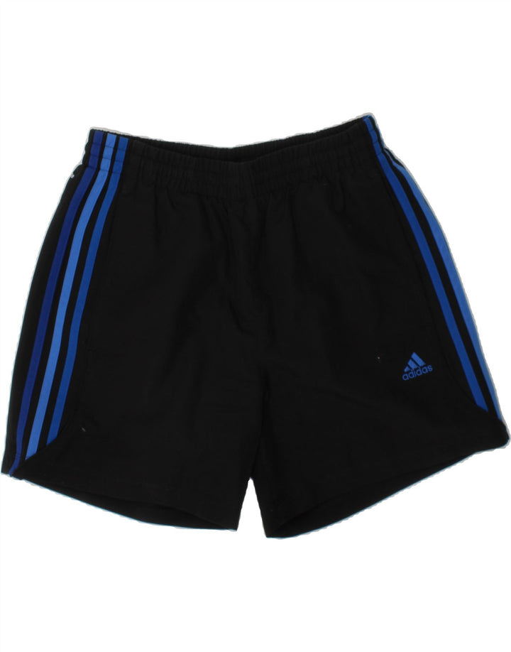 ADIDAS Boys Climalite Sport Shorts 13-14 Years  Black Polyester Vintage Adidas and Second-Hand Adidas from Messina Hembry 