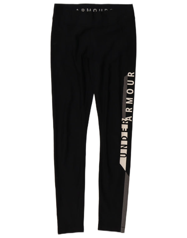 Γυναικεία γραφικά κολάν UNDER Armour Heat Gear UK 14 Medium Black