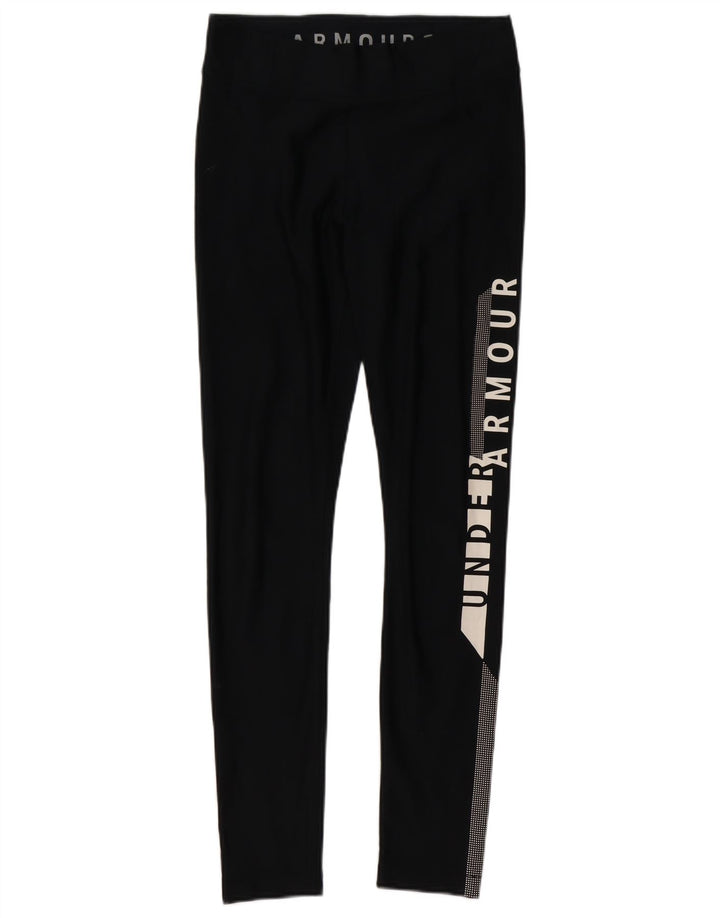 Γυναικεία γραφικά κολάν UNDER Armour Heat Gear UK 14 Medium Black