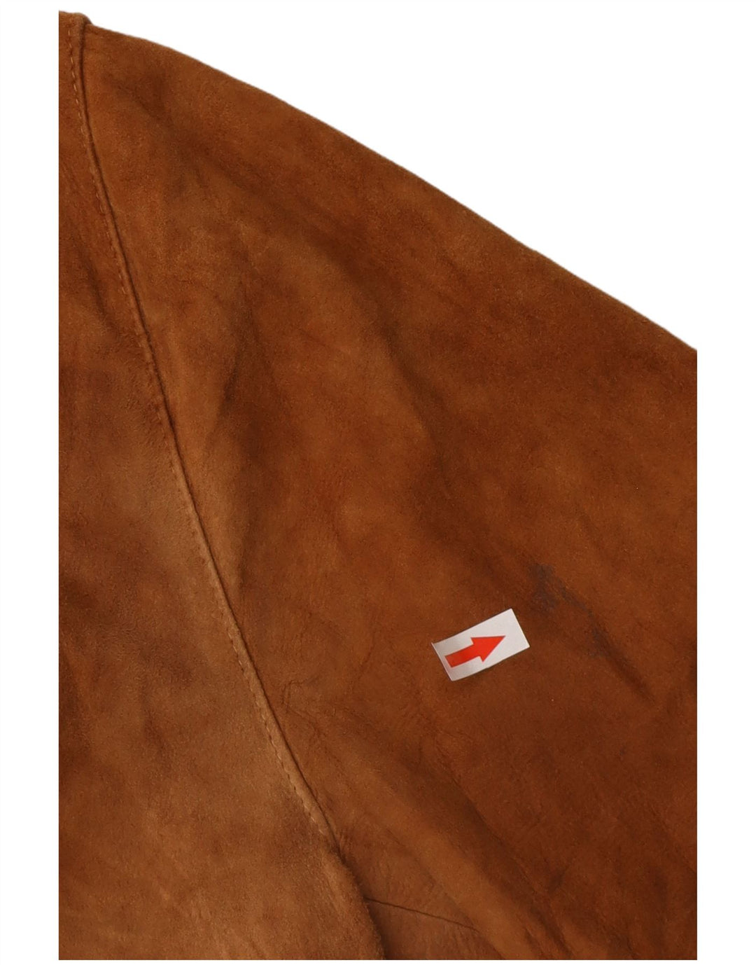 VINTAGE Ανδρικό Suede Bomber Jacket UK 36 Small Beige