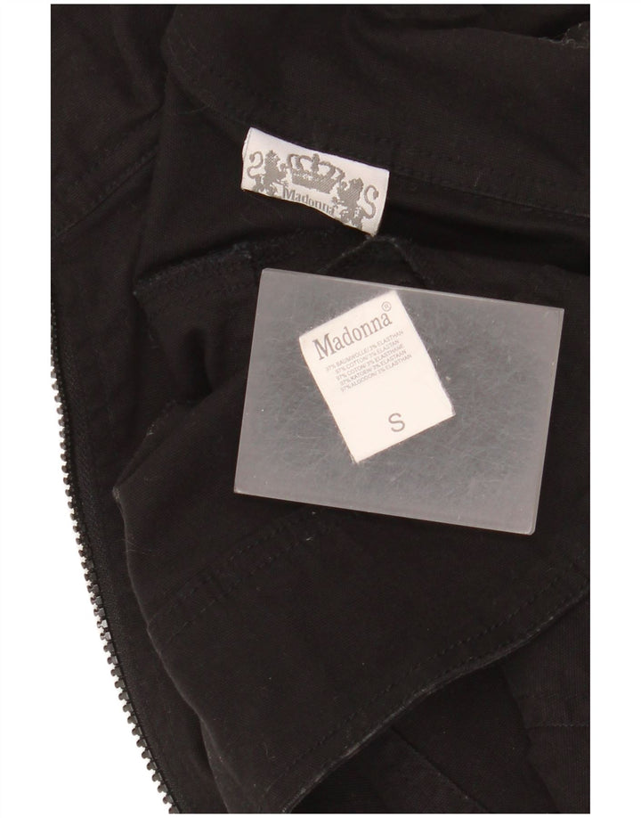 Modana Γυναικείο Παντελόνι Cargo UK 10 Small Black Cotton