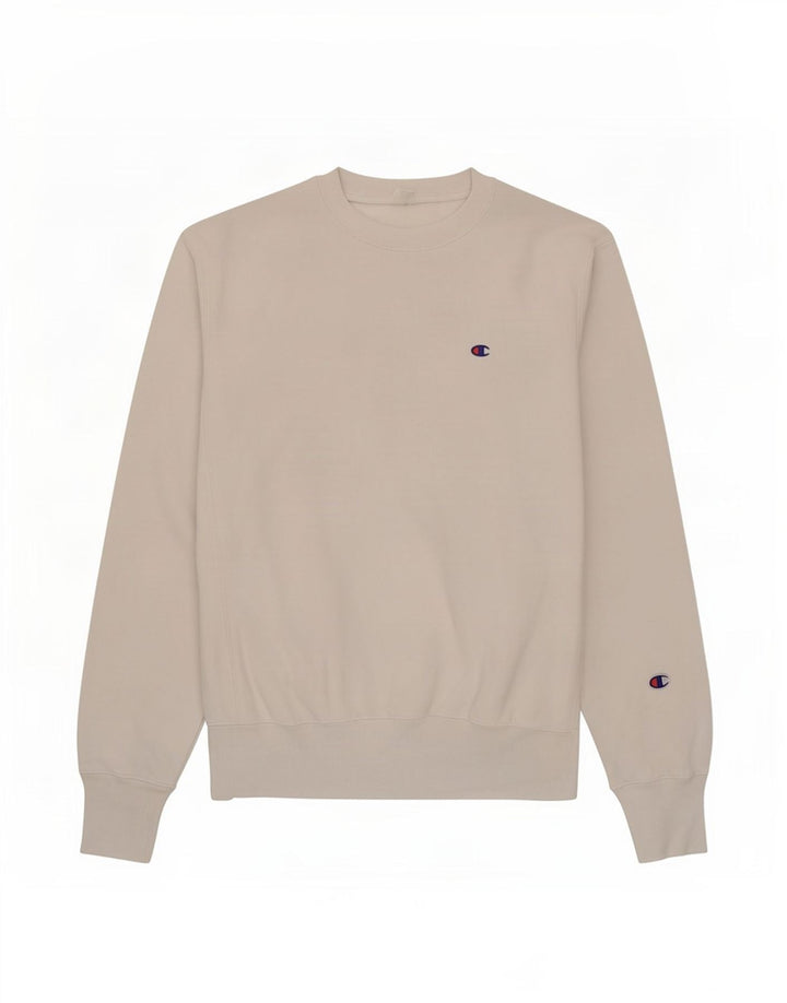 Ανδρική φούτερ Champion Jumper Μεσαίο λευκό βαμβακερό