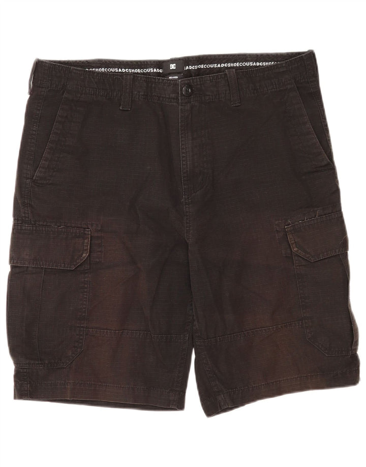 Ανδρικό σορτς Cargo DC Relaxed Fit W33 μεσαίο μαύρο βαμβακερό