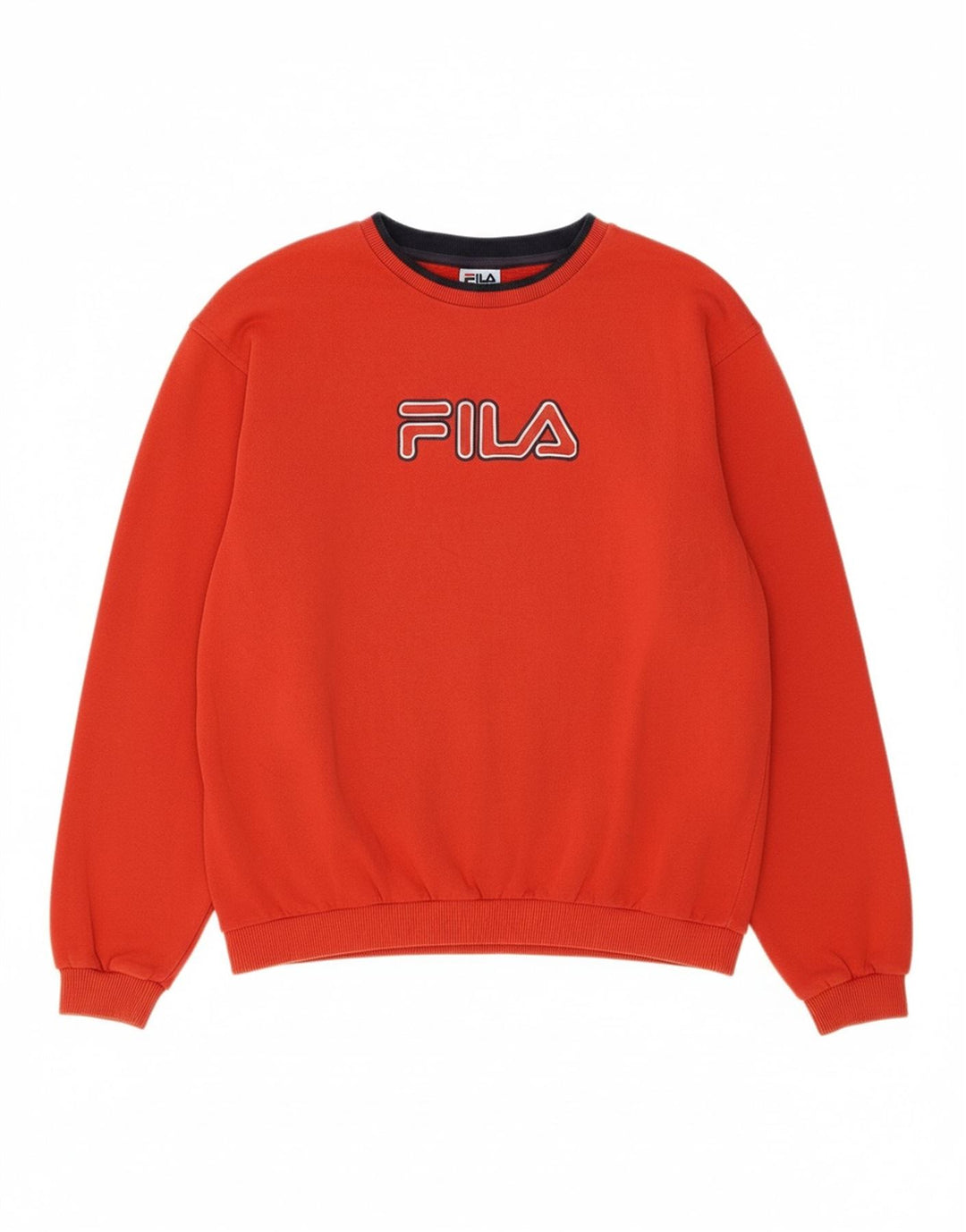 FILA Boys Graphic Sweatshirt Jumper 15-16 Years XL Red Cotton