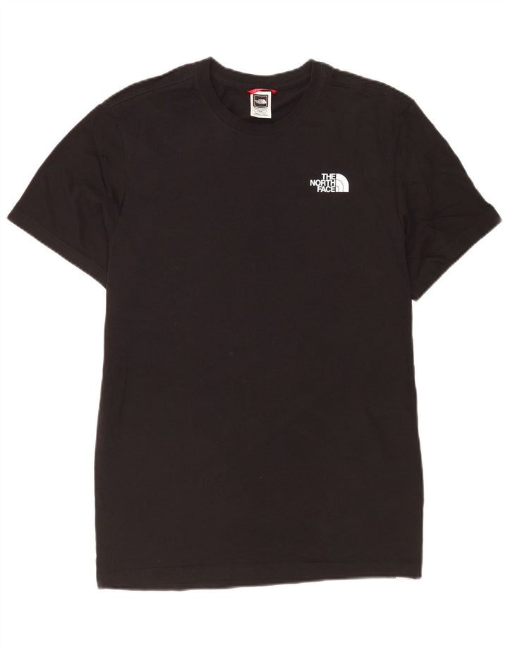 Ανδρικό γραφικό T-Shirt North Face Top Μεσαίο μαύρο βαμβακερό