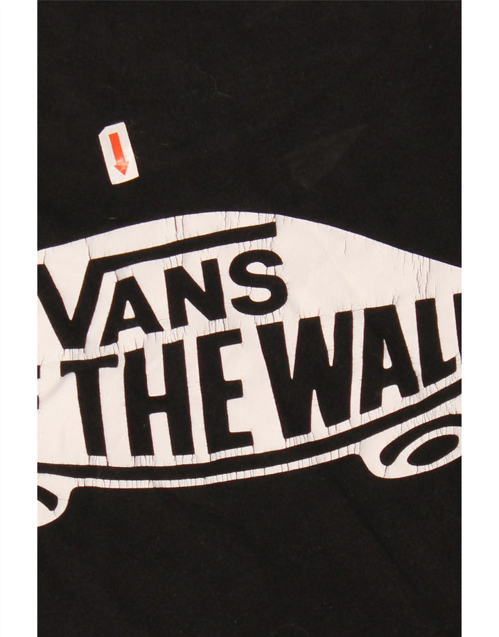 Γραφικό T-Shirt Ανδρικό VANS Custom Fit Top Μεσαίο μαύρο βαμβακερό