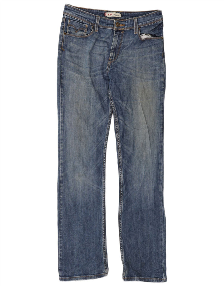 Levi's Mens 627 Straight Jeans W30 L32 Blue Cotton