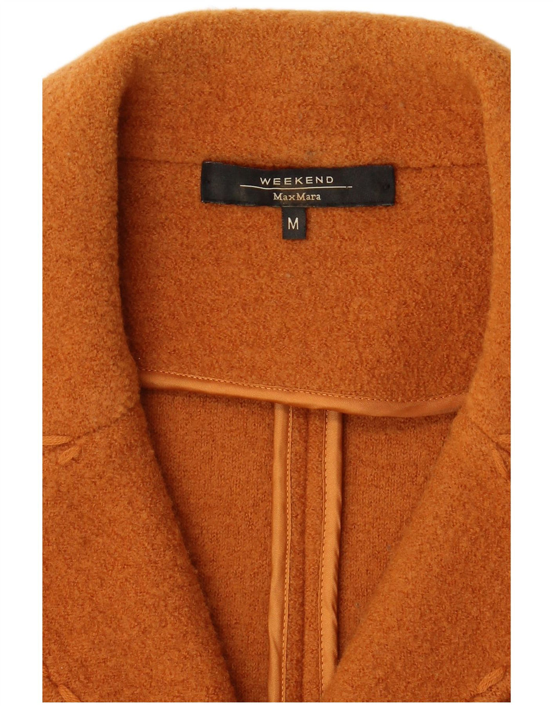 Max Mara Γυναικείο Σαββατοκύριακο με 2 κουμπιά σακάκι UK 12 Medium Orange