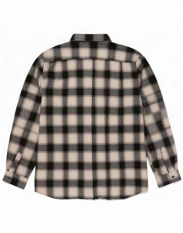 Ανδρικό φανελένιο πουκάμισο Lee Regular Fit 2XL Μαύρο βαμβακερό