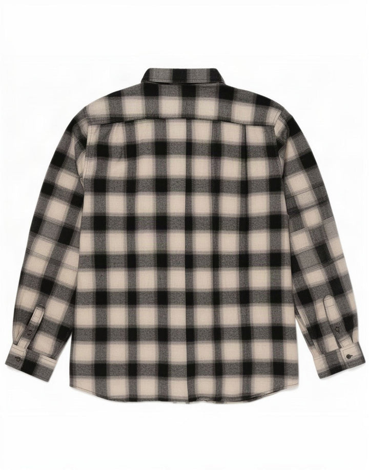 Ανδρικό φανελένιο πουκάμισο Lee Regular Fit 2XL Μαύρο βαμβακερό