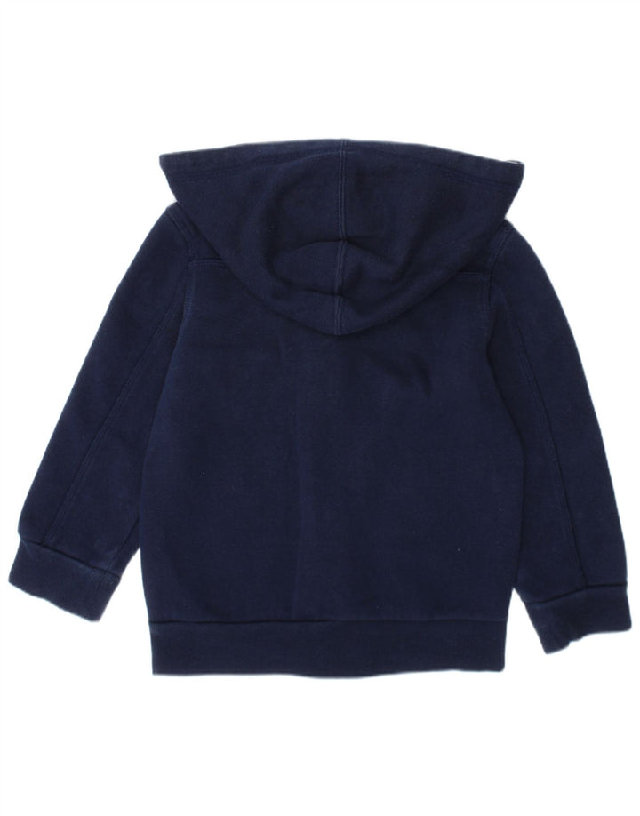 Adidas Boys Zip Hoodie πουλόβερ 2-3 ετών Navy Blue Cotton