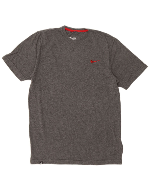 Μπλουζάκι Nike Mens The Athletic Dept. Μπλουζάκι με κανονική εφαρμογή, μεσαίο γκρι βαμβακερό
