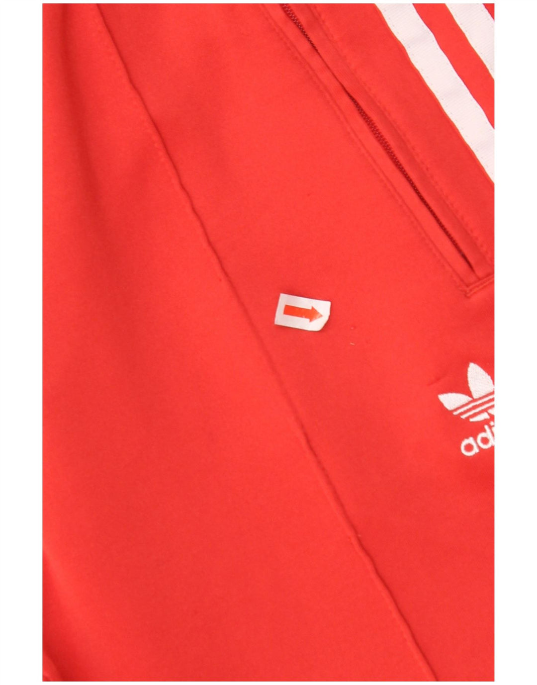 Γυναικεία φόρμα ADIDAS Παντελόνι UK 8 Small Red Cotton