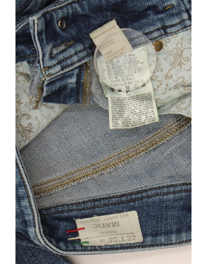 Diesel Γυναικείο Matic Slim Jeans W30 L32 Μπλε βαμβακερό