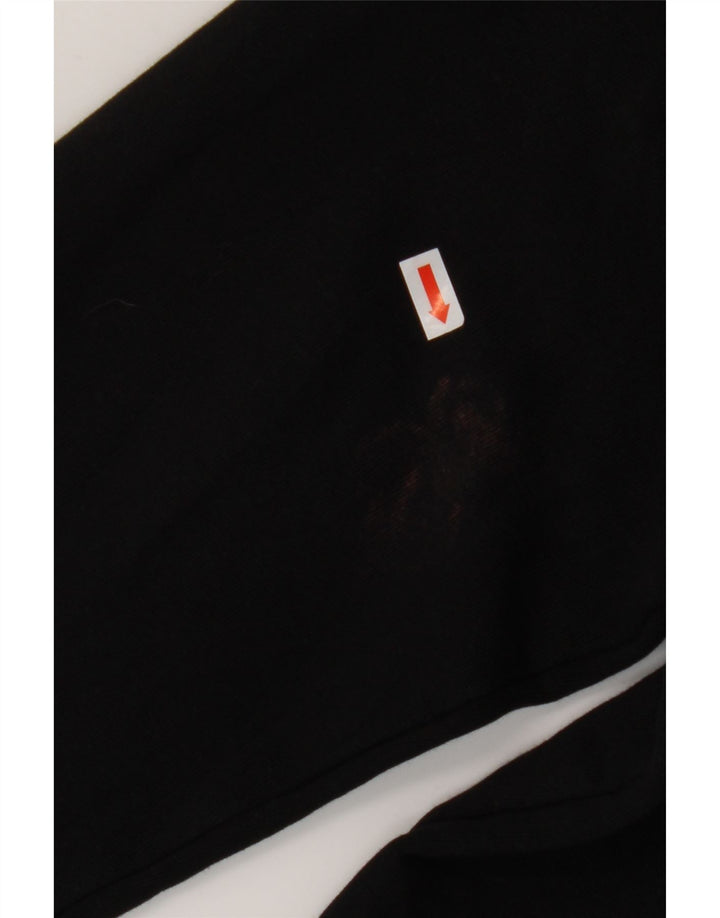 Γυναικείο γραφικό φούτερ FILA Jumper UK 16 μεγάλο μαύρο βαμβακερό