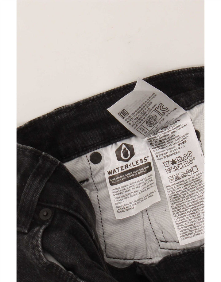 Ανδρικό τζιν Levi's Slim W30 L29 Μαύρο βαμβακερό