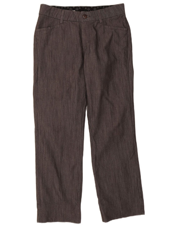 Lee Γυναικείο ίσιο casual παντελόνι US 8 Medium W30 L29 Γκρι βαμβακερό