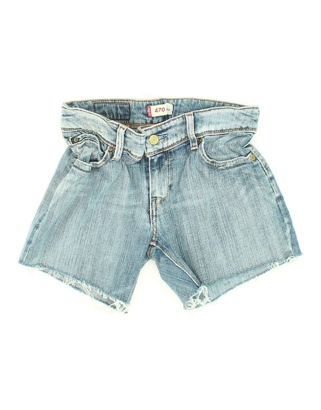 LEVI'S Womens Denim Shorts W29 Medium Blue Cotton Vintage Levi's and Second-Hand Levi's from Messina Hembry 
