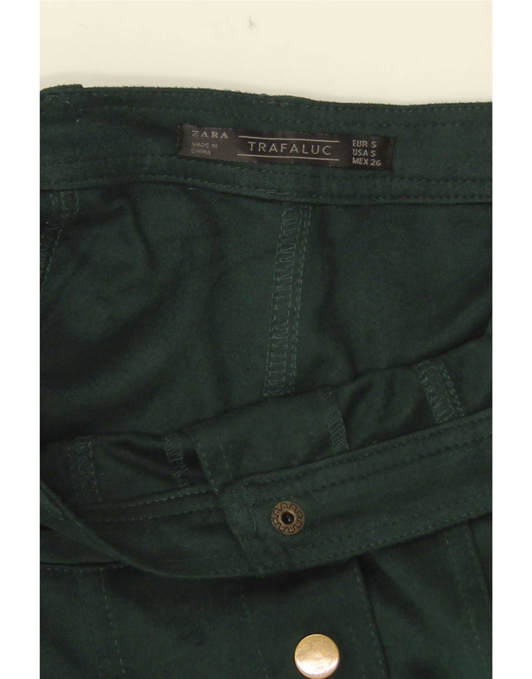 Zara Γυναικεία Μίνι Φούστα Trafaluc Small W26 Green