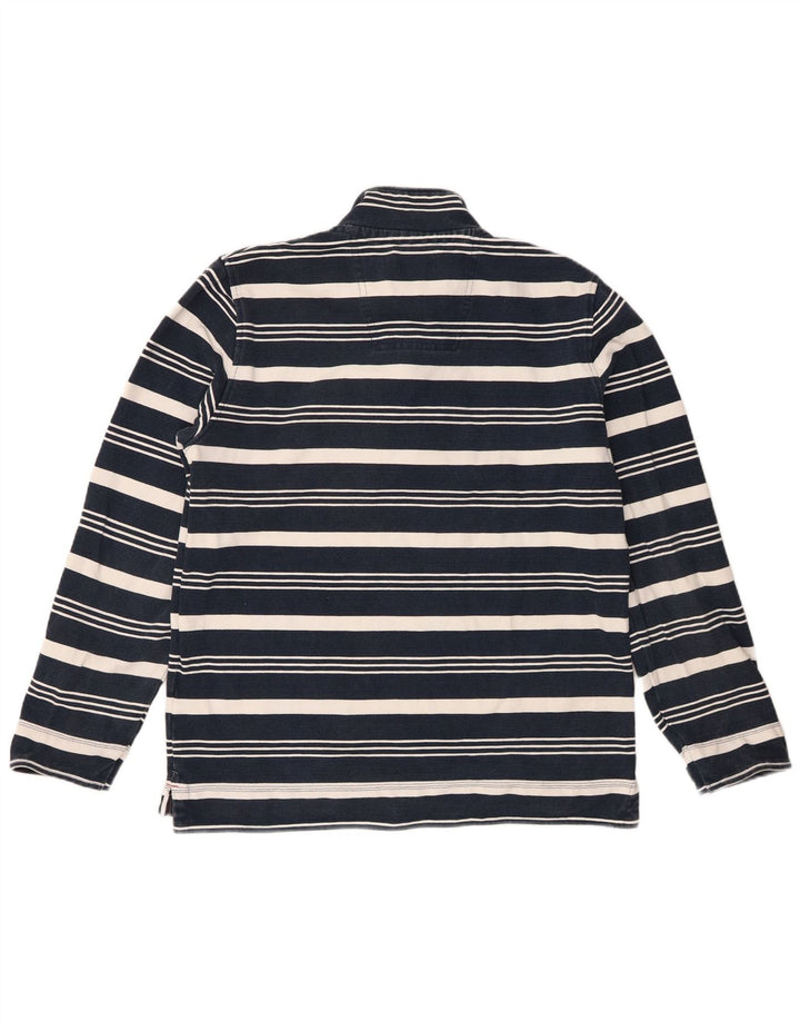 Ανδρικό φούτερ με φερμουάρ Crew Clothing, Jumper Medium Navy Blue ριγέ