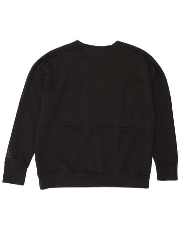 Γυναικεία φούτερ ADIDAS Jumper UK 12/14 Medium Black Colourblock