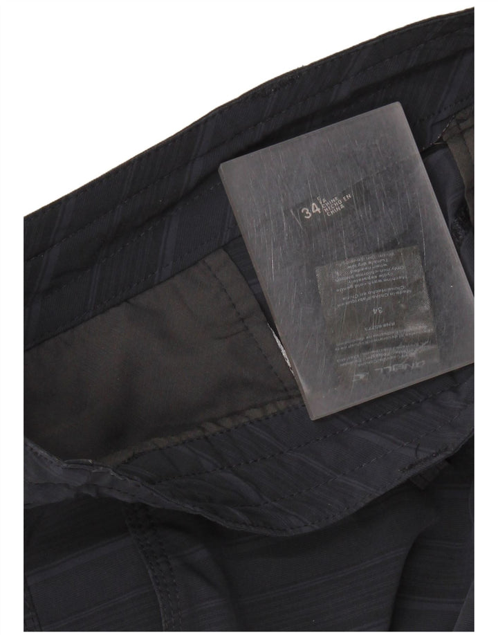 O'NEILL Ανδρικό σορτς Cargo W34 Large Navy Blue ριγέ πολυεστέρας