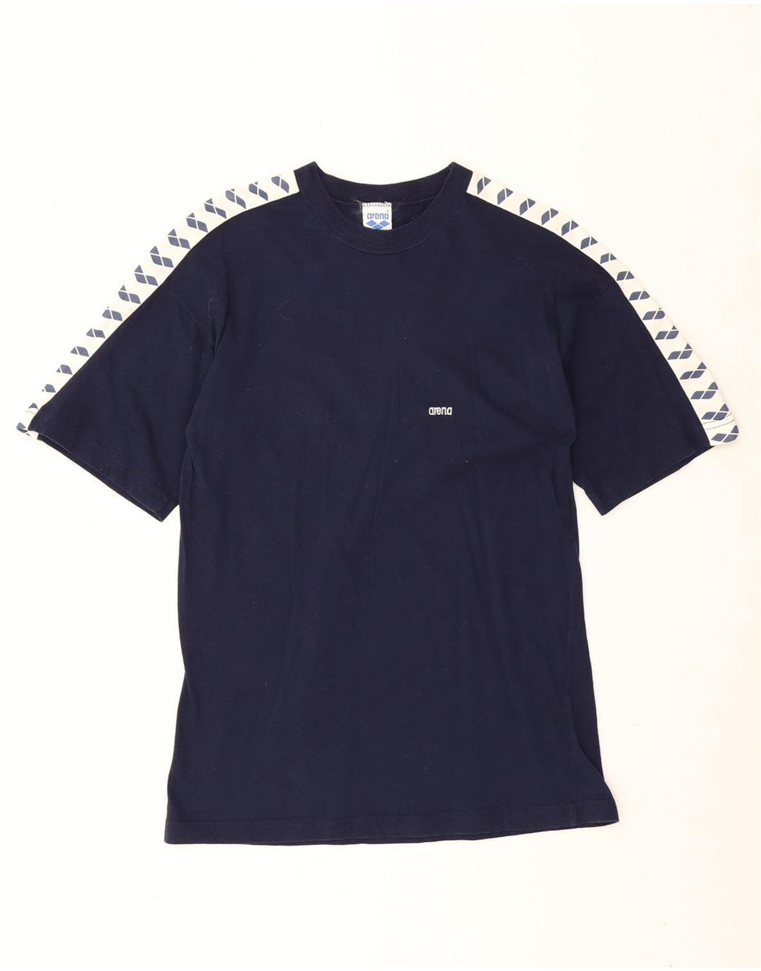 Ανδρικό γραφικό T-shirt Arena Top Small Navy Blue Colourblock