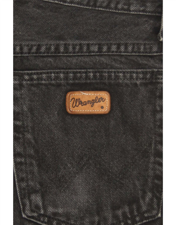 Ανδρικό τζιν Wrangler ίσιο W30 L33 Μαύρο