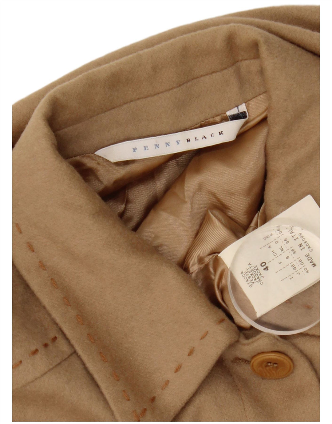 PENNY BLACK Γυναικείο σακάκι UK 8 Μικρό μπεζ μαλλί