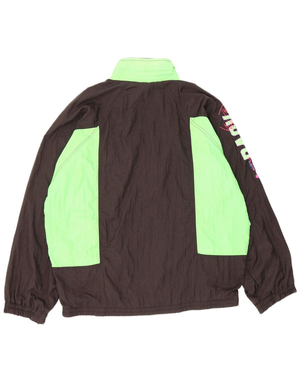 Ανδρική αθλητική φόρμα Diadora Graphic Loose Fit Top Jacket Large Black Colourblock