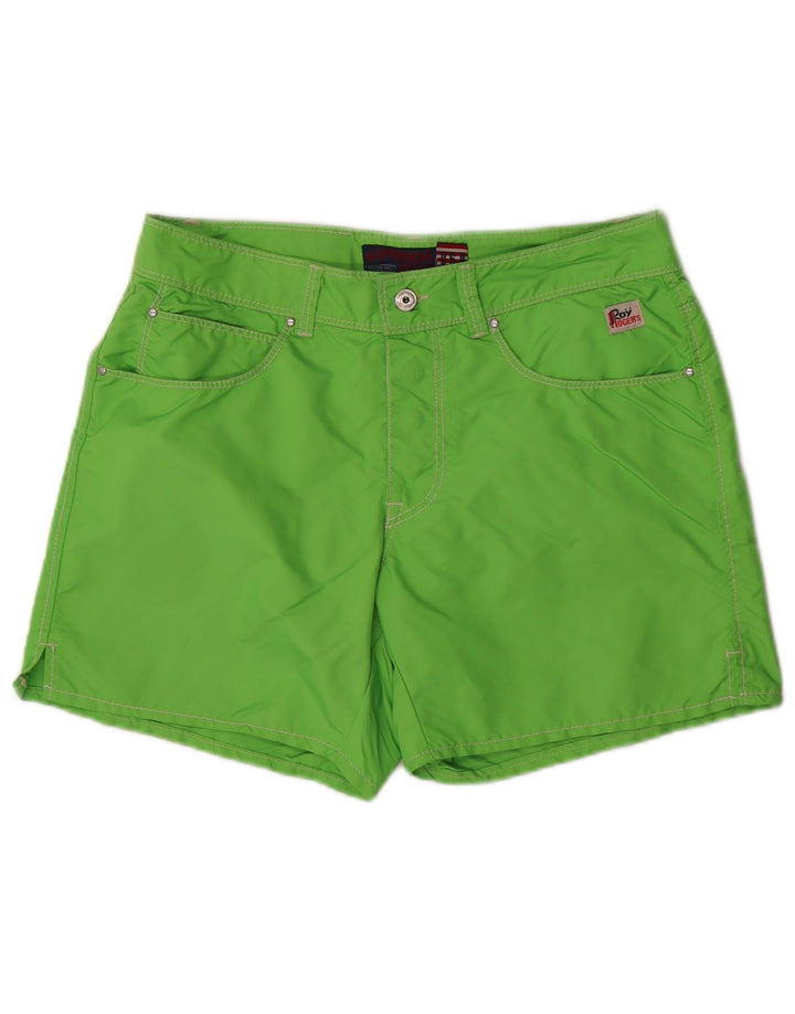 ROY ROGERS Ανδρικό σορτς casual IT 48 Medium W34 Green Nylon