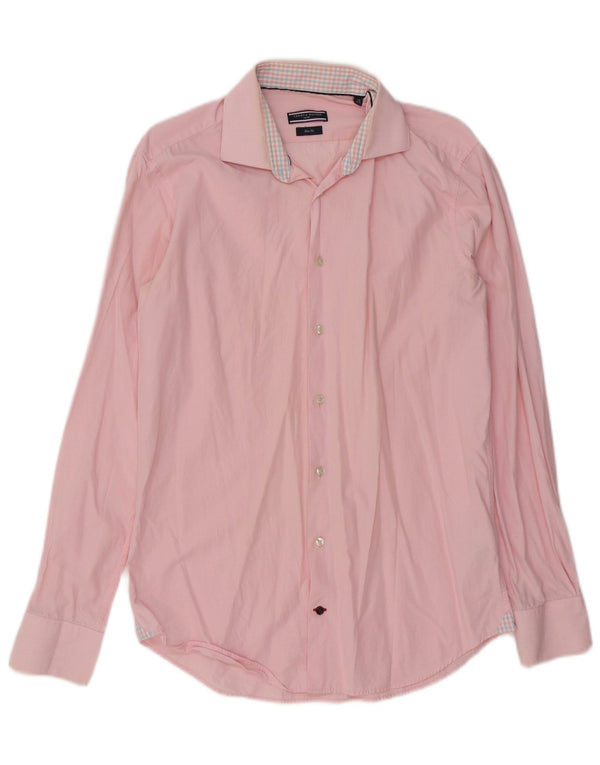 Ανδρικό πουκάμισο Tommy Hilfiger Tailored Slim Fit Size 39 15 1/2 Medium Pink