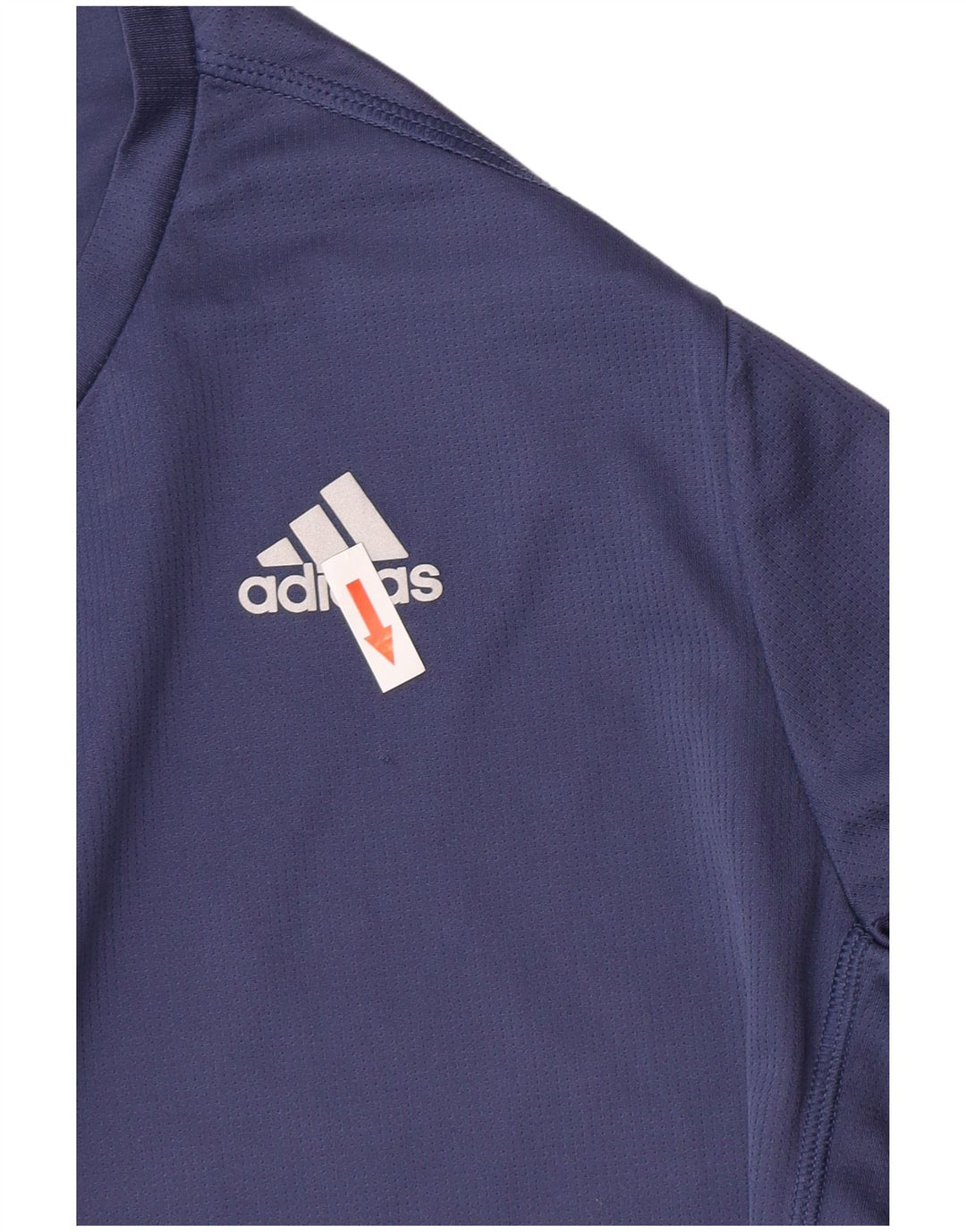 Adidas Ανδρικό T-Shirt Aeroready Top Small Navy Blue Polyester