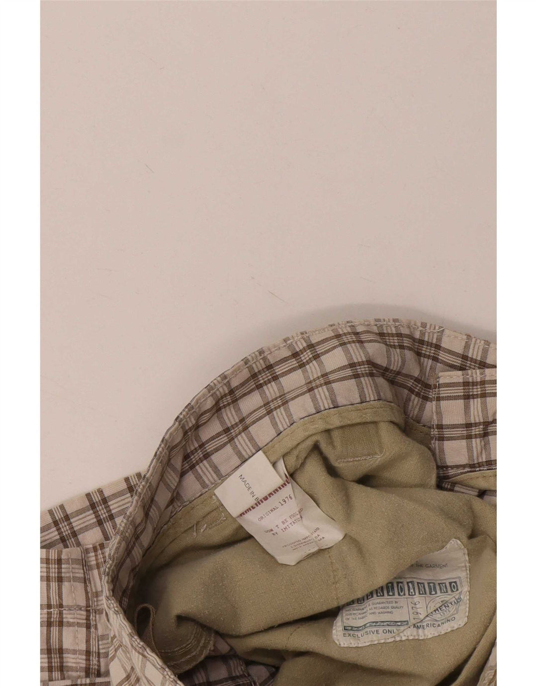 Ανδρικό σορτς Cargo Americanino W34 Large Beige Check