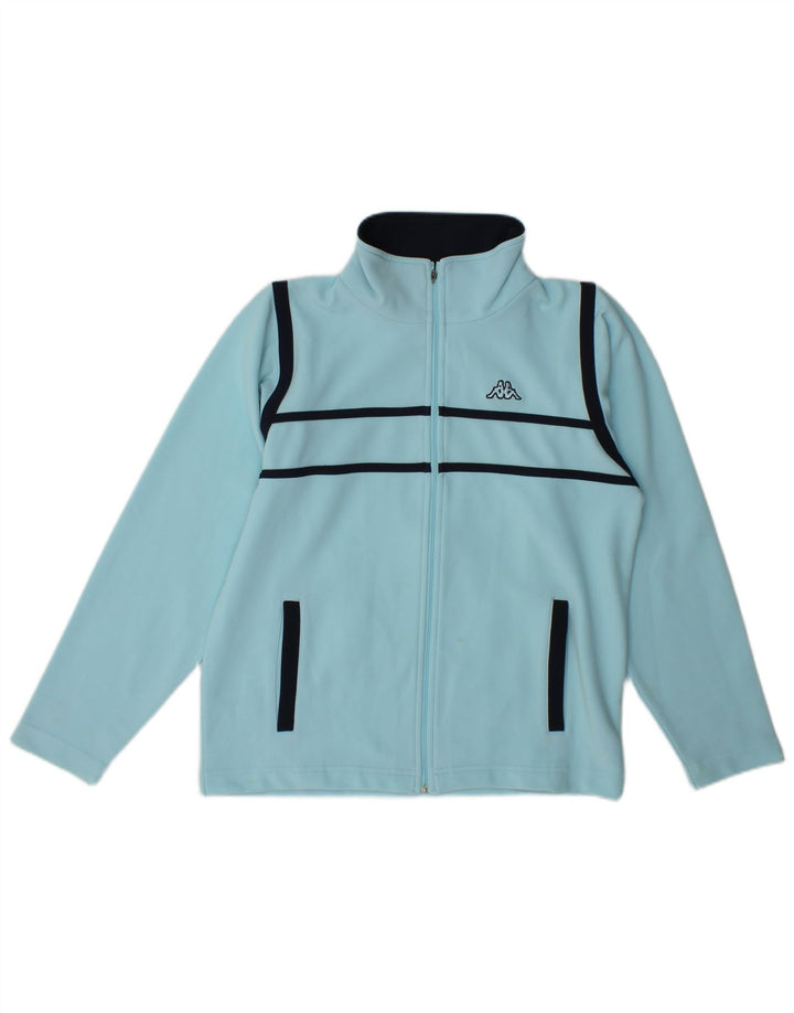 Γυναικεία αθλητική φόρμα Kappa Top Jacket UK 14 Medium Blue Colourblock Polyester