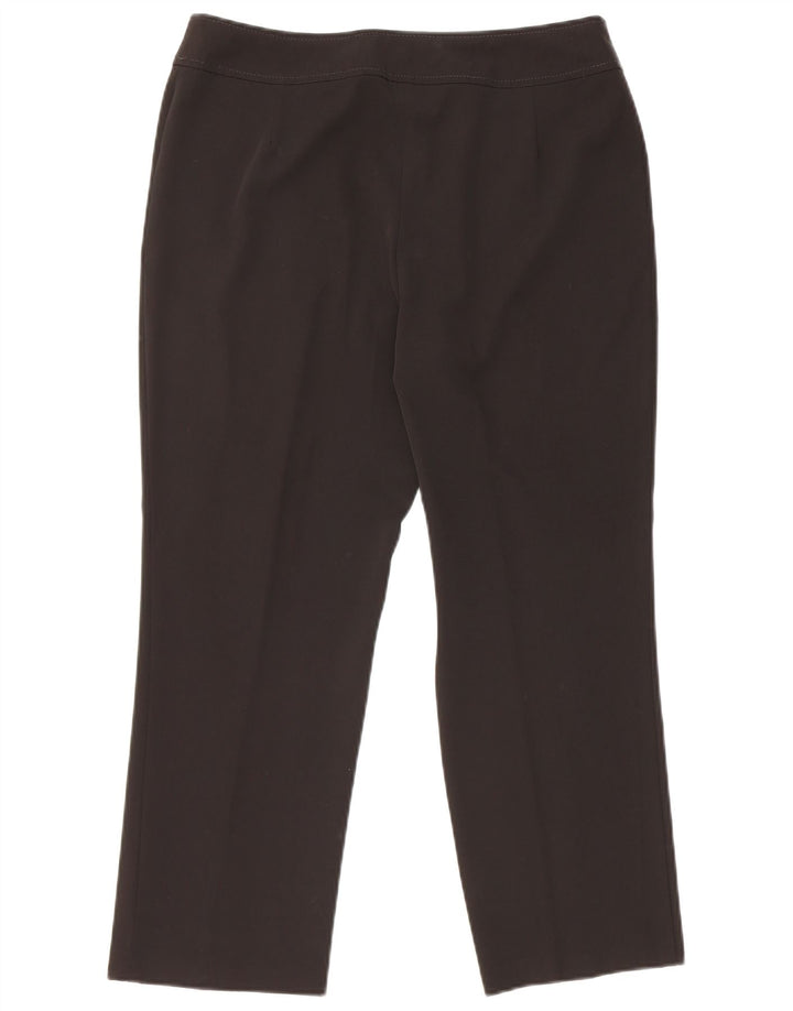 MARKS & SPENCER Γυναικείο Cropped Παντελόνι UK 12 Medium W30 L24 Black