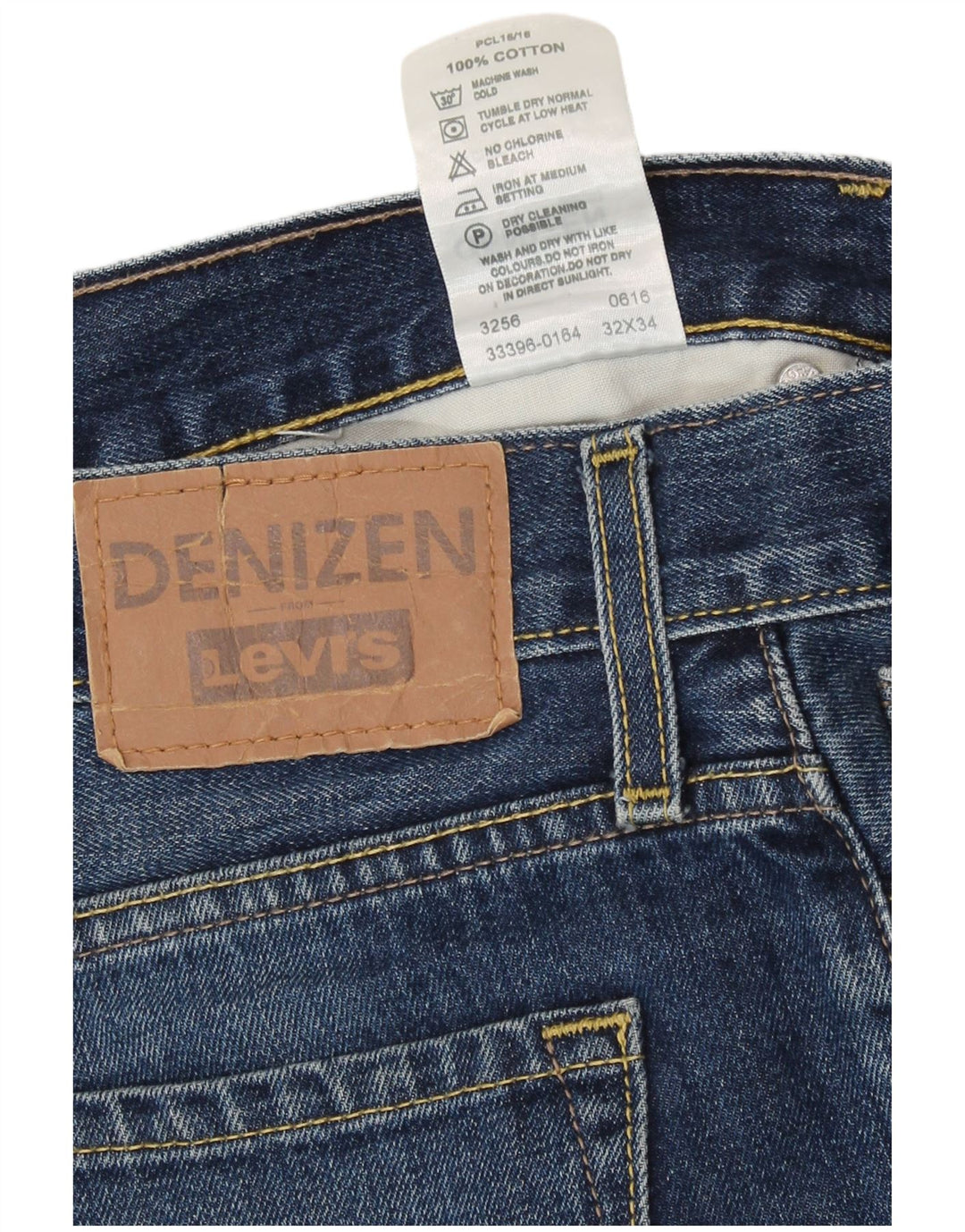 Ανδρικό τζιν Levi's Straight W32 L30 Blue Cotton