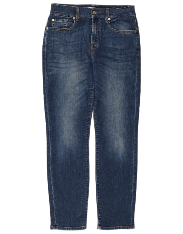 7 ΓΙΑ ΟΛΗ ΤΗΝ ΑΝΘΡΩΠΟΤΗΤΑ Γυναικεία Slim Jeans W26 L28 Blue Cotton