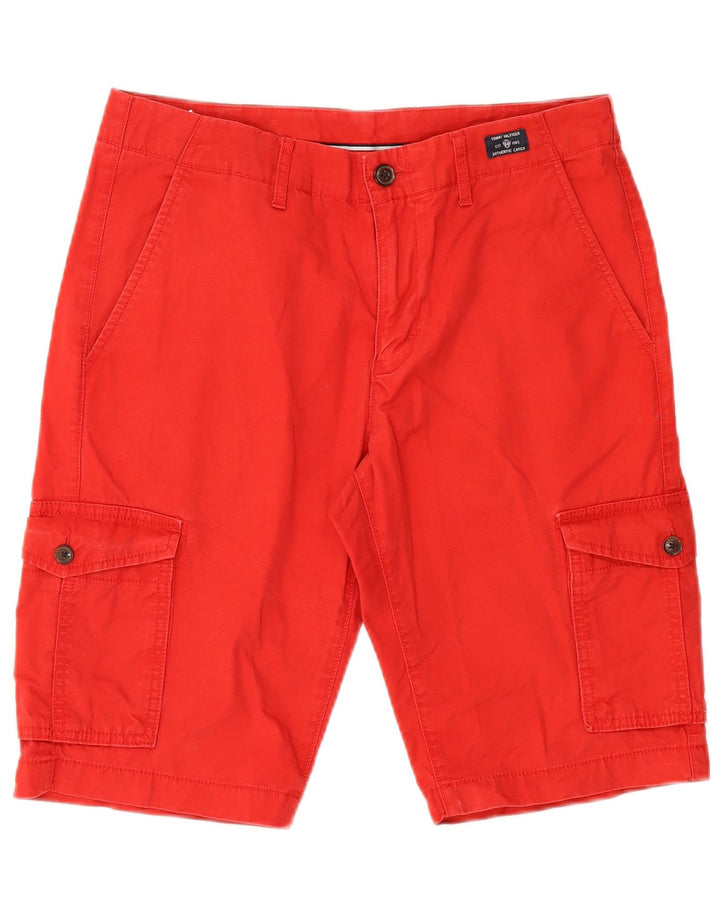 Ανδρικό σορτς Cargo Tommy Hilfiger W31 μεσαίο κόκκινο βαμβακερό